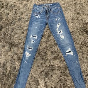 American Eagle distressed jeans